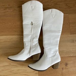 White Cowboy Boots